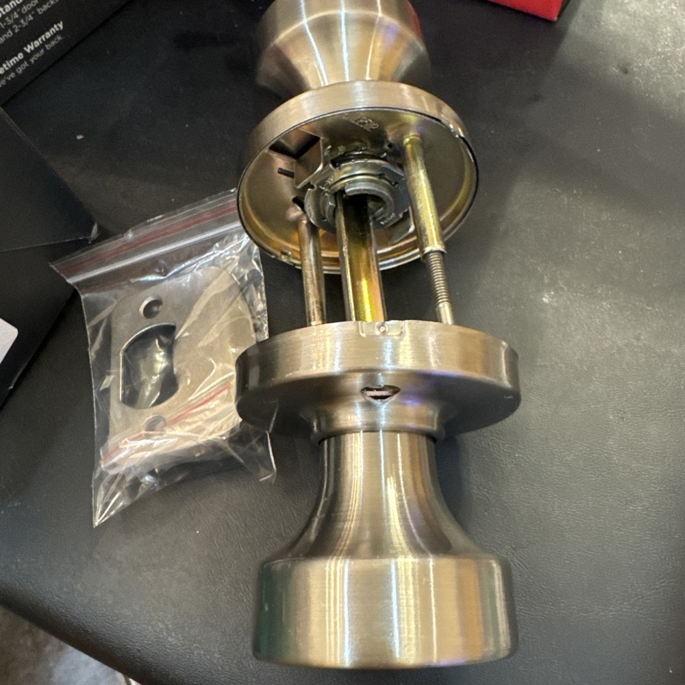 Kwikset Pismo Satin Nickel Hall and Closet Door Knob 720psk Rdt 15 Cp